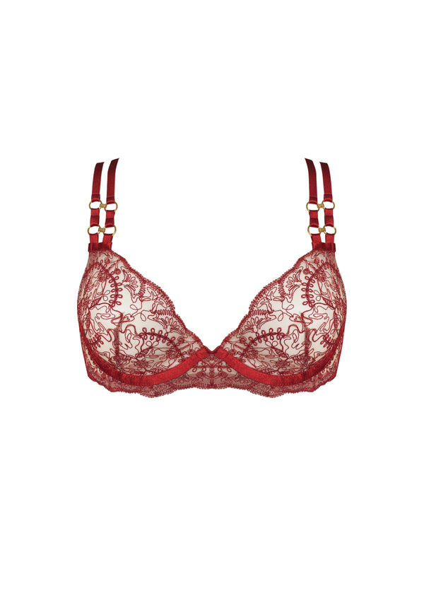 Cymatic Plunge Wire Bra